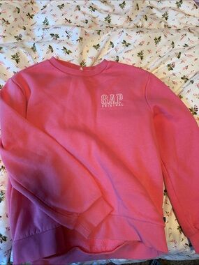 GAP Pink Logo Crewneck Sweatshirt